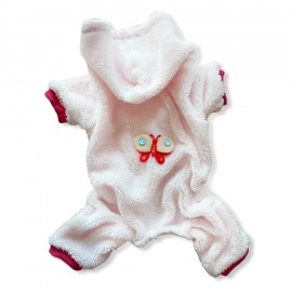 Softie Pink Butterfly Kedi Tulumu Kedi Kıyafeti