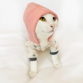 Softie Spotty Pink Kedi Tulumu Kedi Kıyafeti