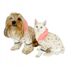 Softie Spotty Pink Köpek Tulumu Köpek Kıyafeti