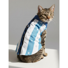 Star Sky Rain Kedi Yağmurluk Ceket