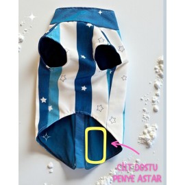 Star Sky Rain Kedi Yağmurluk Ceket