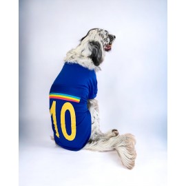 Uno Blue Büyük Irk Köpekler İçin Tişört