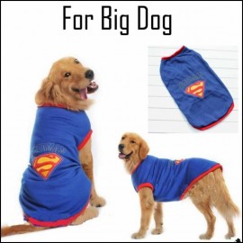 Superman Tişört Büyük Irk Köpekler İçin