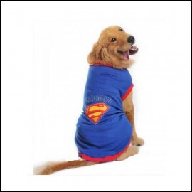 Superman Tişört Büyük Irk Köpekler İçin