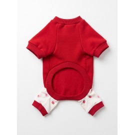 Tatlı Çilek Duo – Çilekli Kedi Tulum & Sweat Kombini