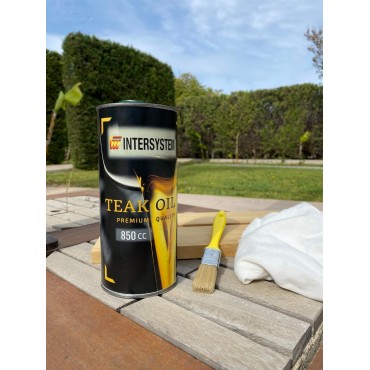 Teak Oil, Mobilyalarınız İçin Gerçek Tik Yağı, IROKO Yağı, Ahşap Bakım 850 cc