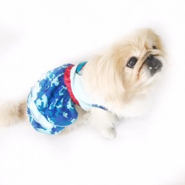 TEDDY BLUE KÖPEK ELBİSESİ  by Kemique  Köpek Kıyafeti 