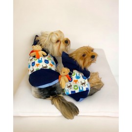 Teddy Roo Kapşonlu Köpek Sweatshirt Köpek Elbisesi Köpek Kıyafeti