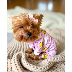 Teddy Toad Penye Köpek Tulum Pijama