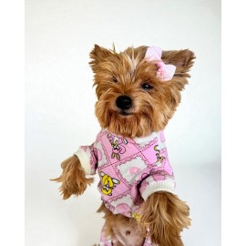 Teddy Toad Penye Köpek Tulum Pijama