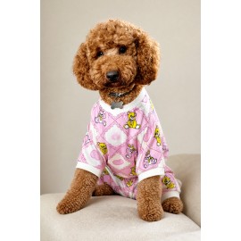Teddy Toad Penye Köpek Tulum Pijama