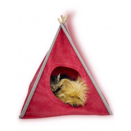 Tepee Five Köpek Evi, Köpek Barınağı, Köpek Çadırı, Minderli Köpek Yatağı