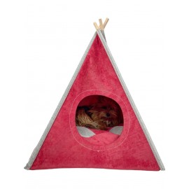 Tepee Five Köpek Evi, Köpek Barınağı, Köpek Çadırı, Minderli Köpek Yatağı