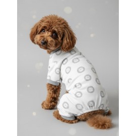 Soft Lion Köpek Uyku Takımı | Pamuklu Penye Köpek Tulumu ve Mini Yastık | Küçük Irklar İçin | Tüy Dökülmesini Azaltır