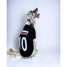 Uno Black Büyük Irk Köpekler İçin Tişört