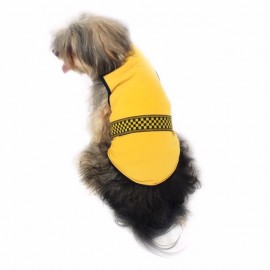 Yellow Black Checker Atlet Köpek Kıyafeti  Köpek Elbisesi